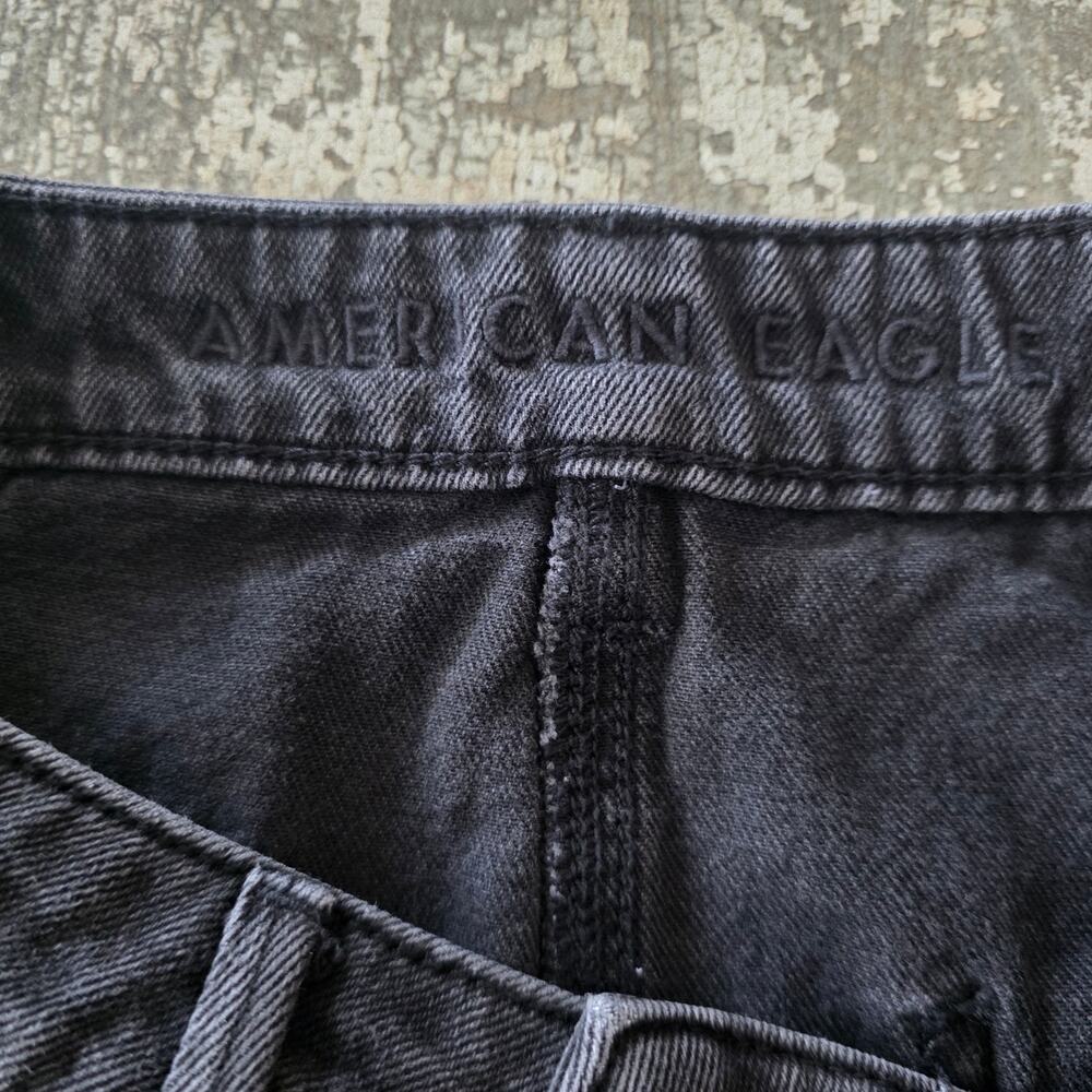 American Eagle Outfitters Black Jean Skirt Women's Size 2 - Picture 4 of 7